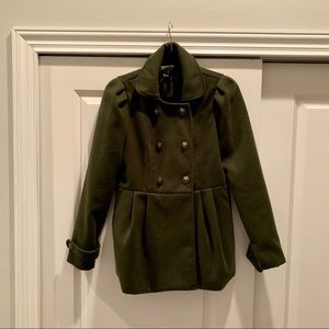 F21 OLIVE GREEN JACKET